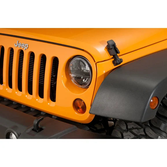 Load image into Gallery viewer, Truck-Lite 55000 7&quot; Round LED Headlight Kit with PWM Adaptors by Rigid Industries for 07-18 Jeep Wrangler JK
