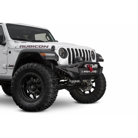 Load image into Gallery viewer, ADD Offroad F961232080103 Stealth Fighter Mid Length Front Winch Bumper for 18-24 Jeep Wrangler JL &amp; Gladiator JT
