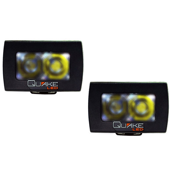 Load image into Gallery viewer, Quake LED QQU782 Seismic RGB 3&quot; LED Flood Light Pair
