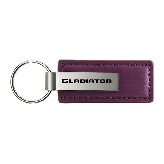 Automotive Gold Leather Gladiator Keychain