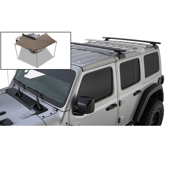 Load image into Gallery viewer, Rhino-Rack Vortex 2-Bar Backbone Roof Rack for 18-24 Jeep Wrangler JL Unlimited with Hardtop
