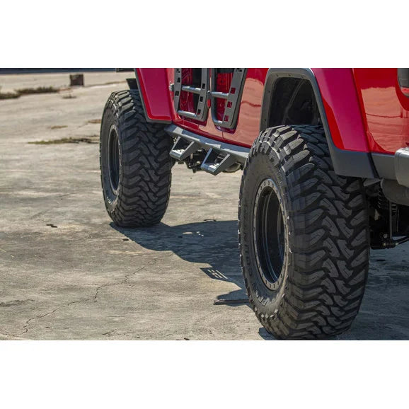 Load image into Gallery viewer, Rough Country 90762 Contoured Drop Steps for 20-24 Jeep Gladiator JT
