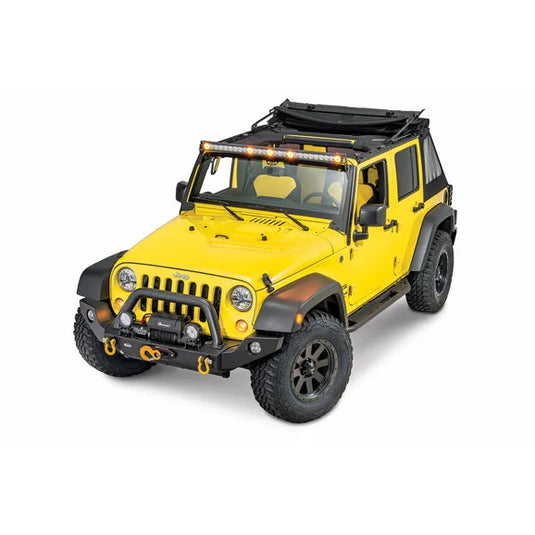 Quadratec Modular Winch Ready Front Bumper for 07-18 Jeep Wrangler JK