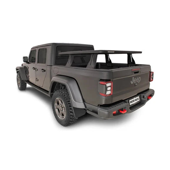 Load image into Gallery viewer, Rhino-Rack JC-01274 Reconn-Deck 2 Bar Truck Bed System with Pioneer Platform 52&quot; X 56&quot; for 20-22 Jeep Gladiator JT
