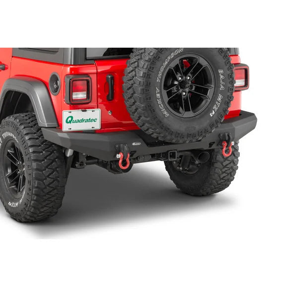 Load image into Gallery viewer, Quadratec Brute Strength Aluminum Rear Bumper for 18-22 Jeep Wrangler JL
