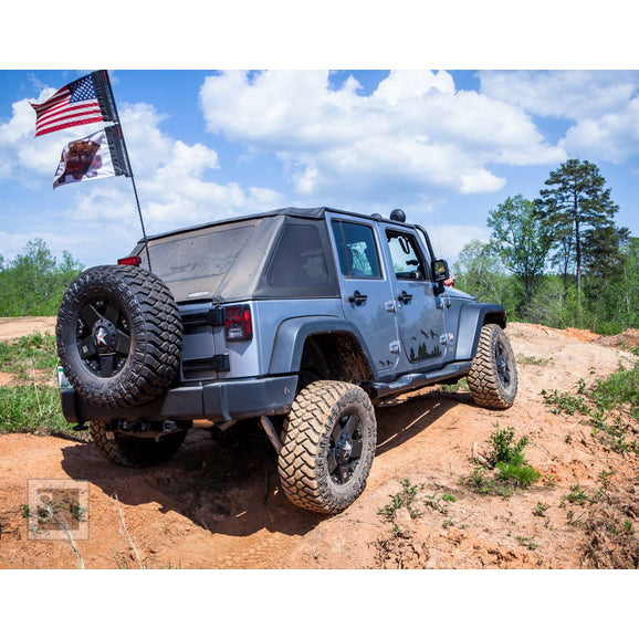 Load image into Gallery viewer, Forever Wave 12&quot; x 18&quot; Colored Jeep Grille Logo Flags
