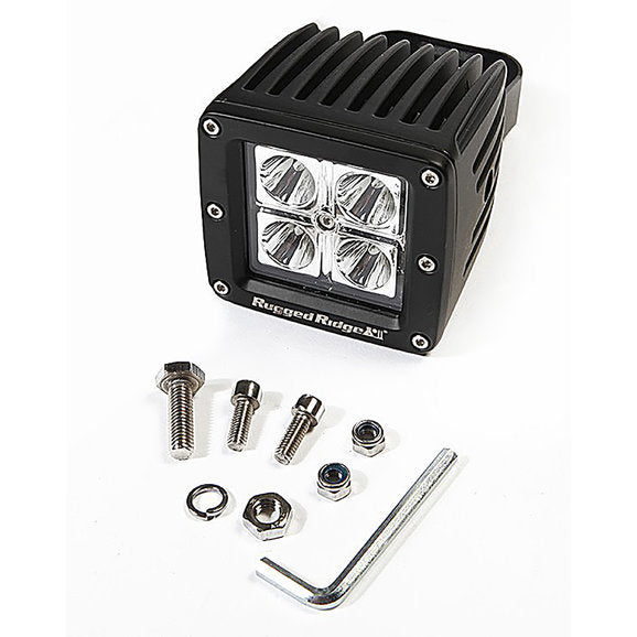 Load image into Gallery viewer, Rugged Ridge 15209.03 3&quot; Square 16 Watt LED Light
