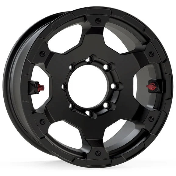 Load image into Gallery viewer, Teraflex Deluxe Nomad Wheel in Metallic Black for 07-24 Jeep Wrangler JL, JK &amp; Gladiator JT
