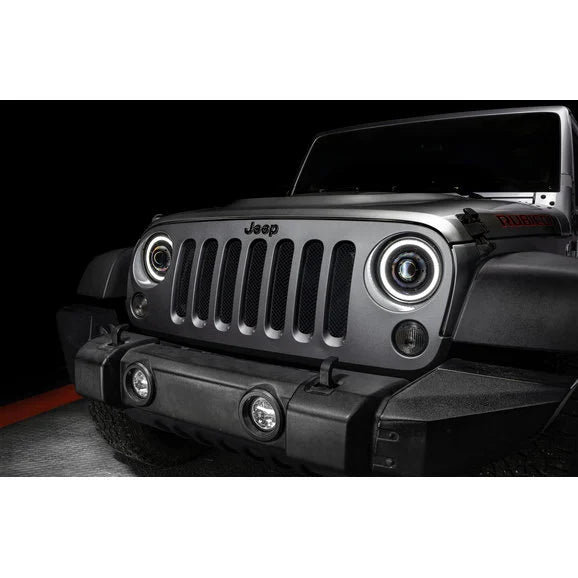 Load image into Gallery viewer, Oracle Lighting 5876-023 Oculus Bi-LED Projector Headlights for 55-86 Jeep CJ, 97-18 Wrangler TJ, JK, &amp; Vehicles with 7&quot; Round Headlights
