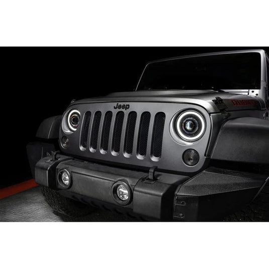 Oracle Lighting 5876-023 Oculus Bi-LED Projector Headlights for 55-86 Jeep CJ, 97-18 Wrangler TJ, JK, & Vehicles with 7