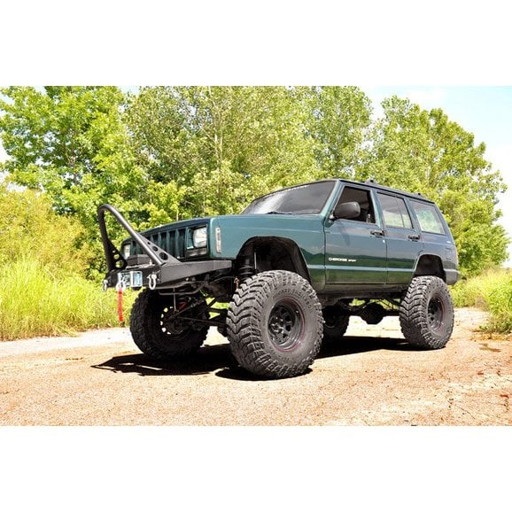 Load image into Gallery viewer, Rough Country 10570 Front Winch Bumper for 84-01 Jeep Cherokee XJ
