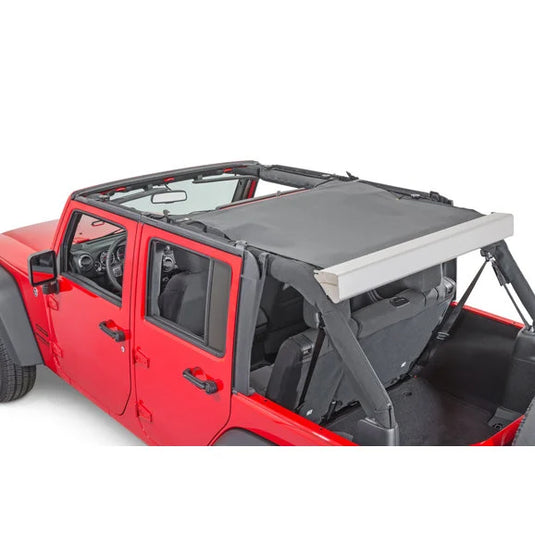 Mountain Off-Road Retractable Roller Sun Shade for 07-18 Jeep Wrangler JK