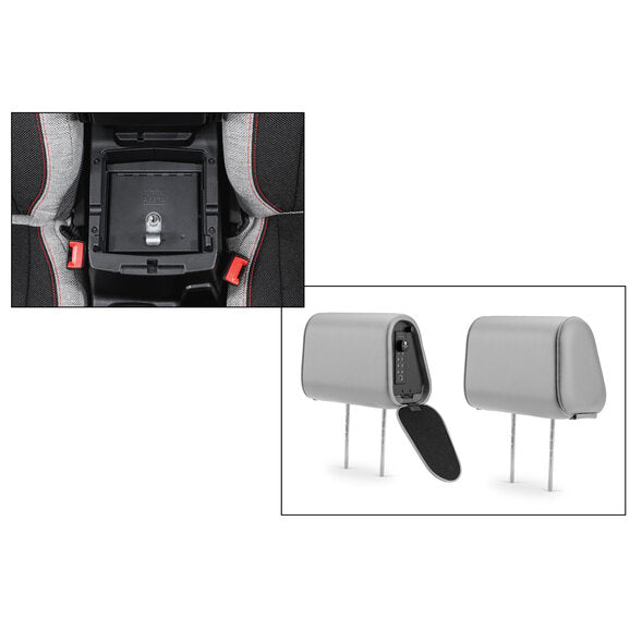 Load image into Gallery viewer, Tuffy Security Console Insert with Headrest Safe for 18-24 Jeep Wrangler JL &amp; Gladiator JT
