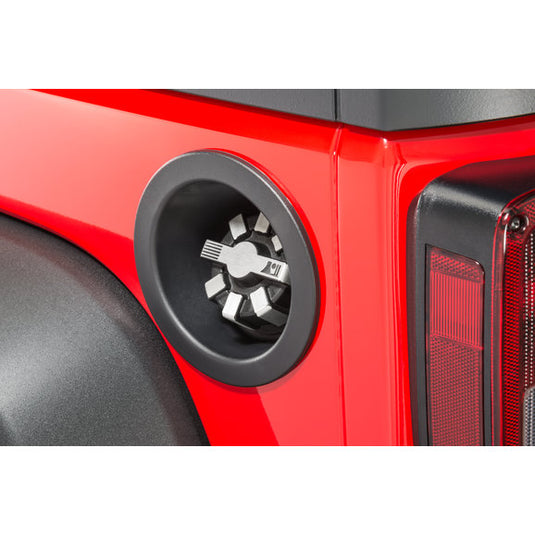 Rugged Ridge Aluminum Elite Fuel Cap for 01-18 Jeep Wrangler TJ & JK