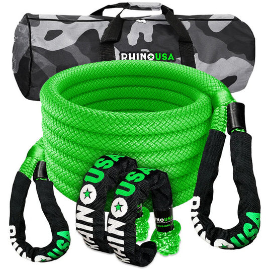 Rhino USA 7/8" x 30' Kinetic Rope Recovery Kit