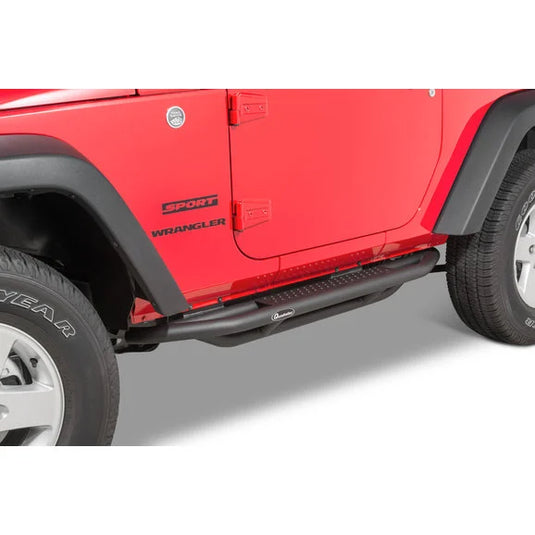 Quadratec QRC Side Armor with Step for 07-18 Jeep Wrangler JK