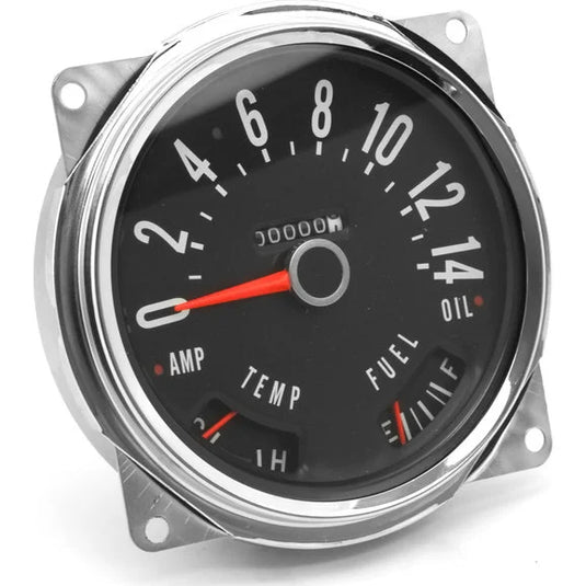 OMIX 17205.02 Speedometer Cluster (0-140 KPH) for 55-79 Jeep CJ-5, CJ-6 & CJ-7