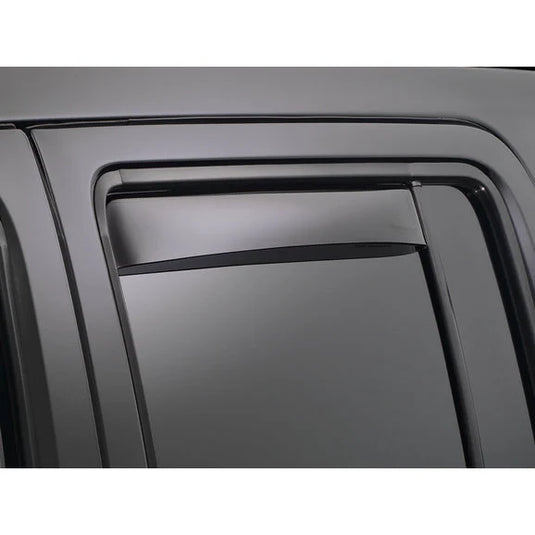 WeatherTech 81058 Rear Side Window Deflector Set in Dark Smoke for 84-96 Jeep Cherokee XJ 4 Door