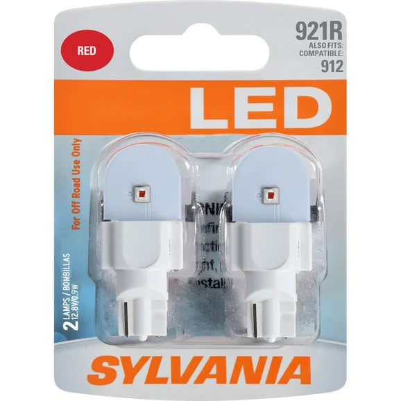 Load image into Gallery viewer, Sylvania 921RSL.BP2 #921 Red SYL LED Mini Bulb 2 Pack
