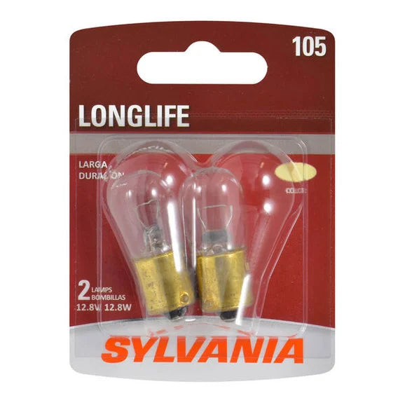 Sylvania 105LL.BP2 #105 Long Life Mini Bulb 2 Pack