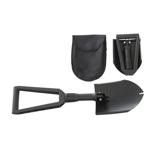 Overland Vehicle Systems 19049901 Multi Functional Military Style Utility Shovel with Carrying Case