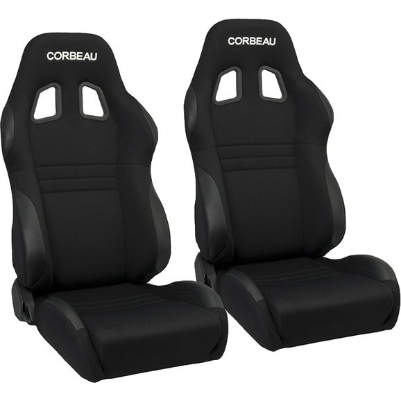 Load image into Gallery viewer, Corbeau A4 Reclining Racing Seat Pair for Jeep CJ-7, Wrangler YJ, TJ, JK &amp; Unlimited
