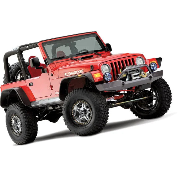 Bushwacker 10920-07 Flat Style Flares for 97-06 Jeep Wrangler TJ