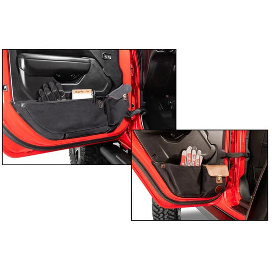 Overland Outfitters Door Panel Pockets for 18-24 Jeep Wrangler JL & Gladiator JT