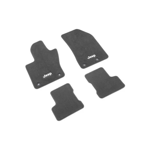 Mopar Front and Rear Carpeted Floor Liners for 15-20 Jeep Renegade BU