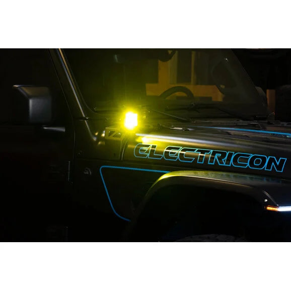 Load image into Gallery viewer, DV8 Offroad BE3EW40W-A 3&quot; Elite Series Amber LED Pod Light- Flood Beam Pattern
