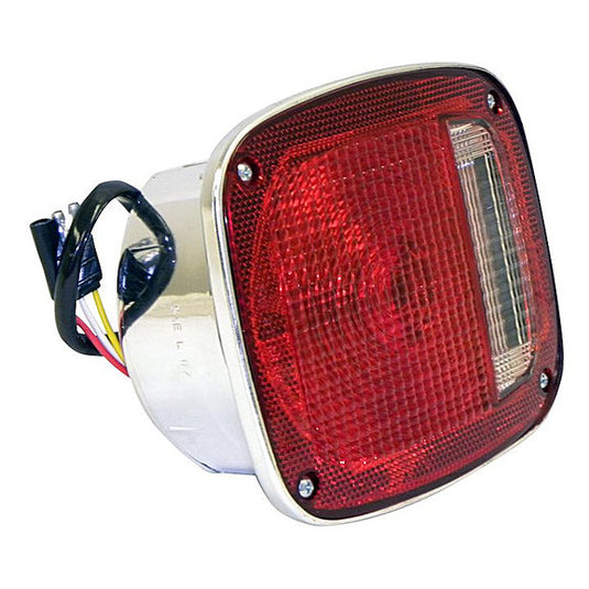 Crown Automotive Chrome Tail Lamp for 76-80 Jeep CJ-5 and CJ-7