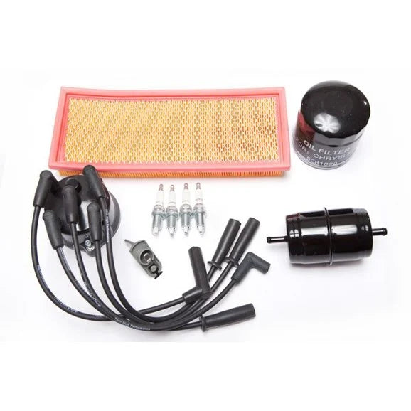 OMIX 17256.14 Ignition Tune Up Kit for 91-93 Jeep Wrangler YJ with 2.5L