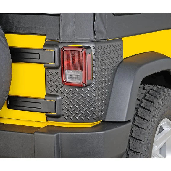 Load image into Gallery viewer, Rugged Ridge 11651.02 Body Armor Corner Guards in Black for 07-18 Jeep Wrangler JK 2 Door
