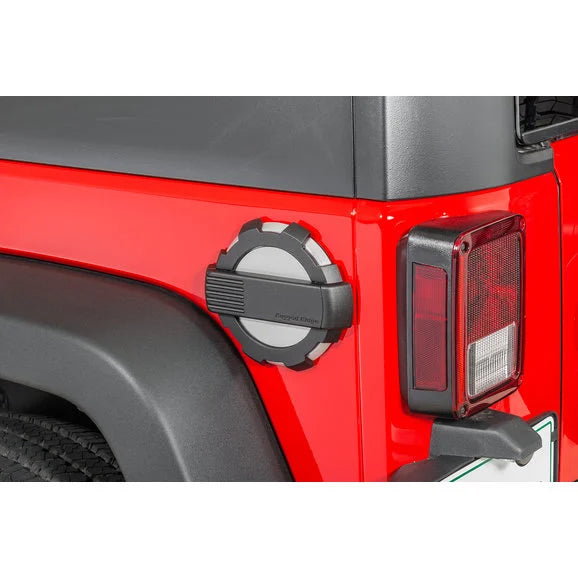 Load image into Gallery viewer, Rugged Ridge Elite Non Locking Fuel Door for 07-18 Jeep Wrangler JK
