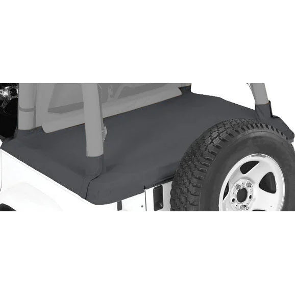 Rampage Products Tonneau Cover for 92-95 Jeep Wrangler YJ with Factory Soft Top and ½ Steel Doors