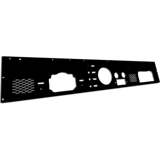 OMIX 13320.12 Dash Panel with Pre-Cut Gauge & Speaker Holes in Black Powder Coat for 76-86 Jeep CJ-5, CJ-7 & CJ-8 Scrambler