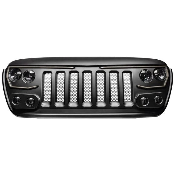 Load image into Gallery viewer, Oracle Lighting 5837-PRO VECTOR PRO-Series Full LED Grille for 18-21 Jeep Wrangler JL &amp; Gladiator JT
