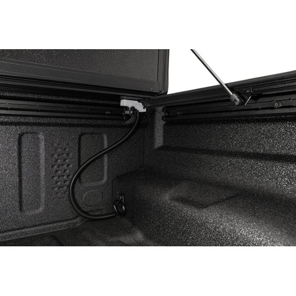 Load image into Gallery viewer, Rugged Ridge 13550.24 Armis Hard Folding Bed Cover with LINE-X for 20-21 Jeep Gladiator JT
