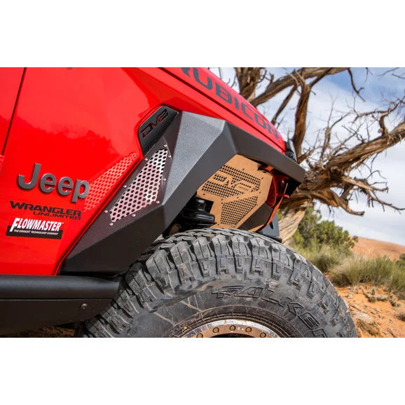 Load image into Gallery viewer, DV8 Offroad FDJL-01 Armor Fenders with Vents &amp; Turn Signals for 18-24 Jeep Wrangler JL
