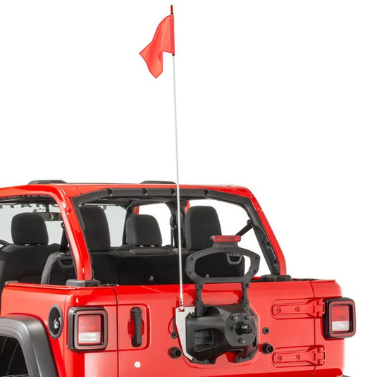 Quadratec Trail Flag with Mount Kit for 18-23 Jeep Wrangler JL