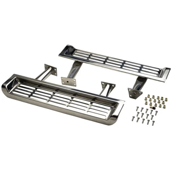 Kentrol 30491 Stainless OE Side Steps for 97-00 Jeep Wrangler