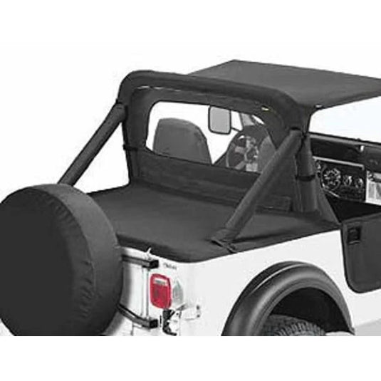 Bestop 80008-15 Sport Bar Covers in Black Denim for 87-91 Jeep Wrangler YJ