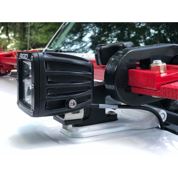 Load image into Gallery viewer, Hi-Lift HM-LBRK Hood Mount Light Brackets for 07-20 Jeep Wrangler JL, JK &amp; Gladiator JT
