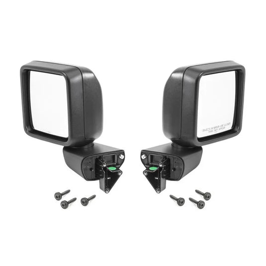 Mopar 82215138 Manual Mirror Pair for 18-24 Jeep Wrangler JL & Gladiator JT