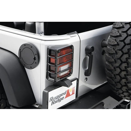 Rugged Ridge Aluminum Fuel Door for 07-18 Jeep Wrangler JK