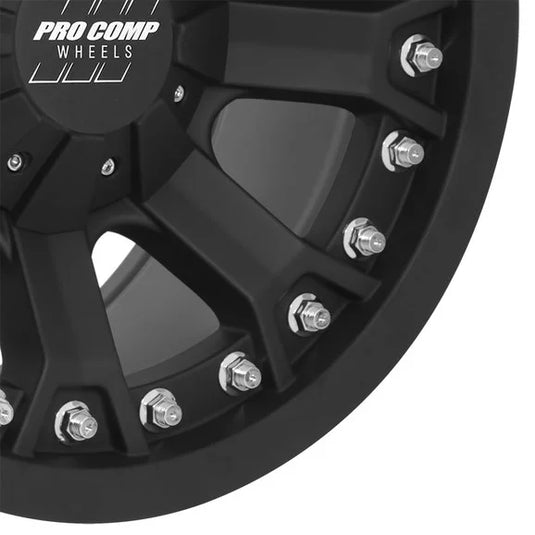 Pro Comp 7033-8973 Series 33 Wheel in Black for 07-24 Jeep Wrangler JL, JK & Gladiator JT