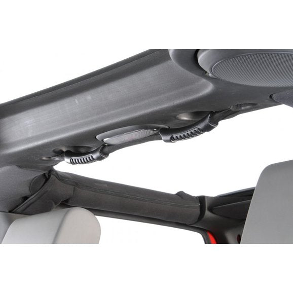 Load image into Gallery viewer, Rugged Ridge Center Roll Bar Dual Grab Handle for 07-18 Jeep Wrangler JK
