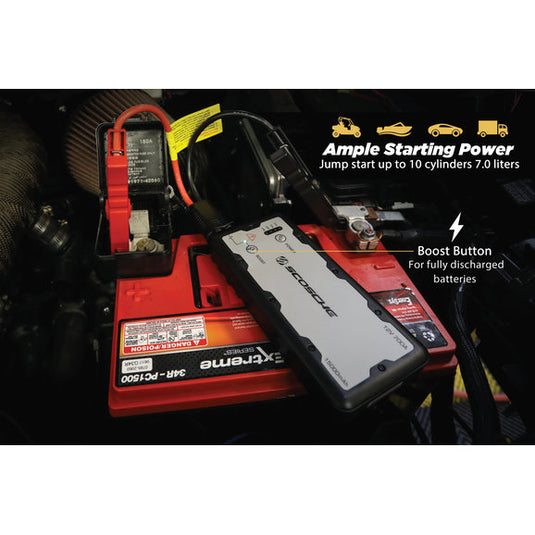 Scosche PBJ700-1 PowerUp 700 Portable Jump Starter & USB Charger