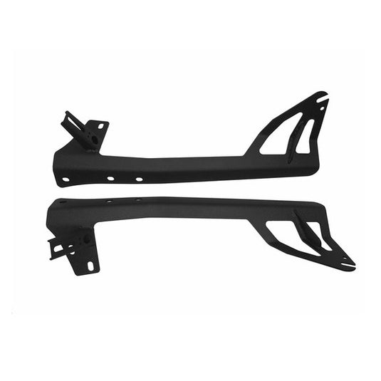 Quake LED Upper Windshield Light Bar Brackets for 07-18 Jeep Wrangler JK