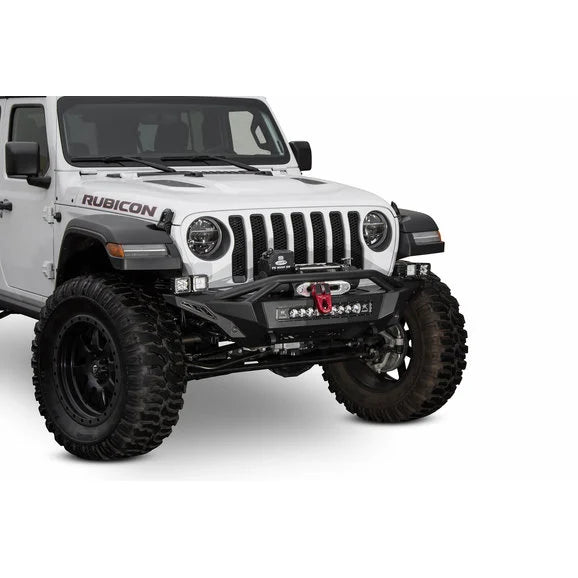 ADD Offroad F961232080103 Stealth Fighter Mid Length Front Winch Bumper for 18-24 Jeep Wrangler JL & Gladiator JT